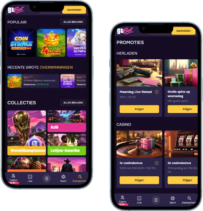 GTbet Casino Mobiele Versie GTbet Casino Mobiele Versie